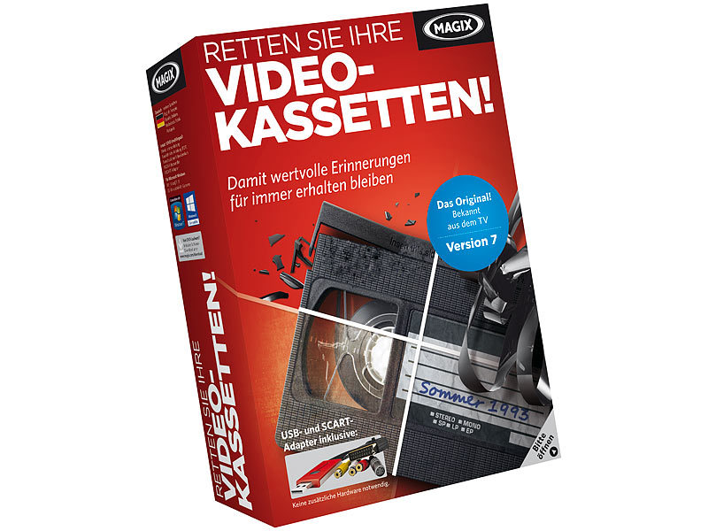 Magix Retten Sie Ihre Videokassetten 7 Probleme MAGIX Retten Sie Ihre Videokassetten 7