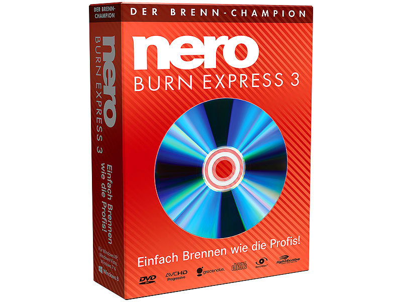 nero burn express 3 manual