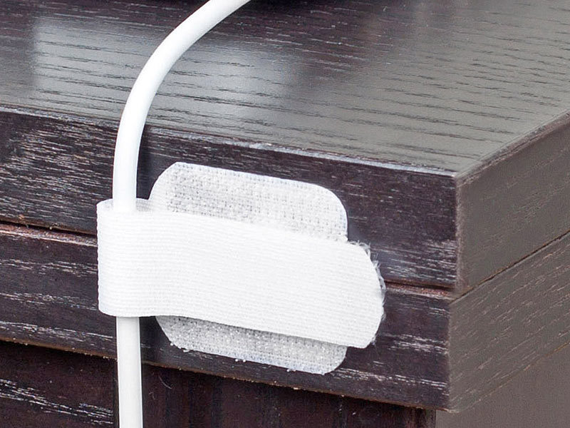 50 Stück Selbstklebende Klett-Kabelbinder, Klett-K Produktbild-Vorschau 10