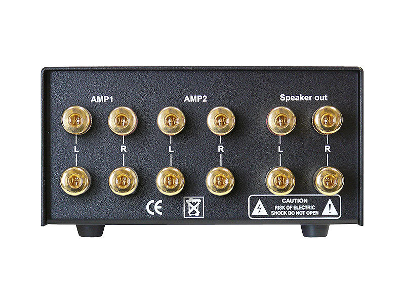 Dynavox Lautsprecher Umschalter: Verstärker-/Boxen-Umschalter AMP-S MKII,  schwarz (Audio Umschalter)