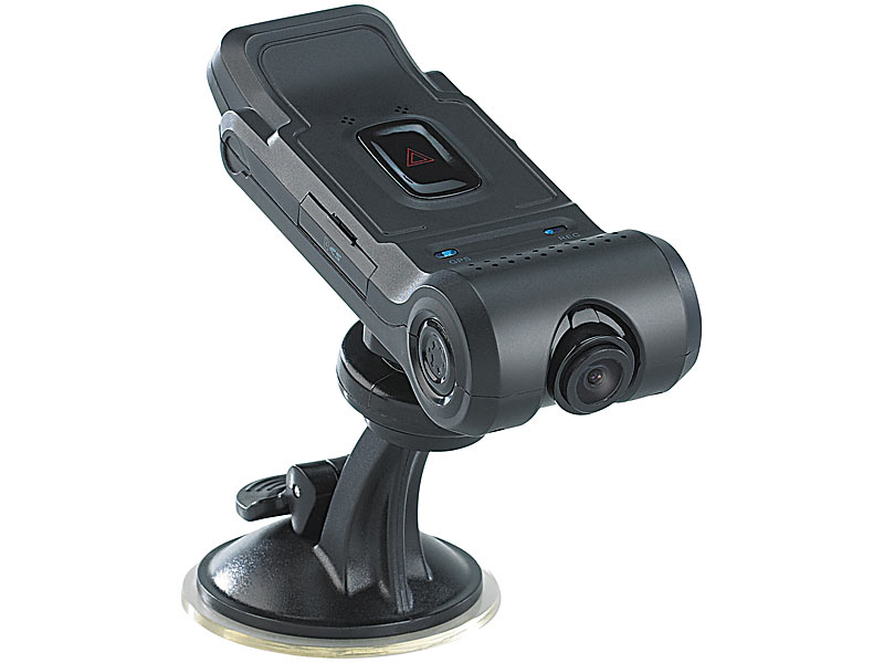 G-Sensor 120°-Weitwinkel Kamera für Auto Full-HD-Dashcam MDV-2295 mit GPS 