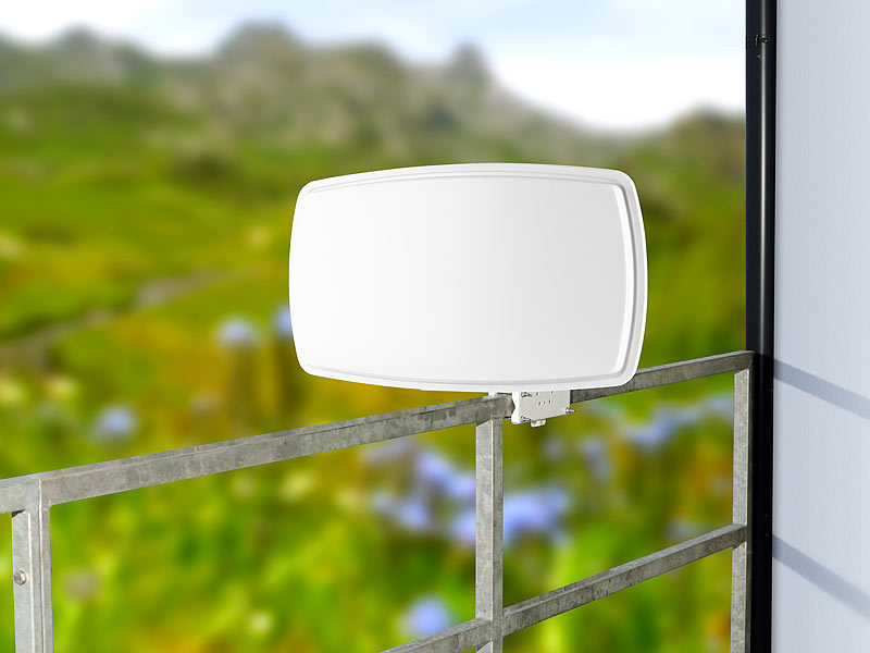 EsoSAT Sat Anlage Satelliten Flachantenne FA 310 HD Mit Digitalem 