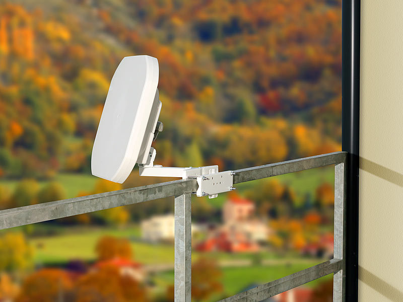EsoSAT Satellitensch ssel Sat Flachantenne FA 265 SAT Mit Digitalem 