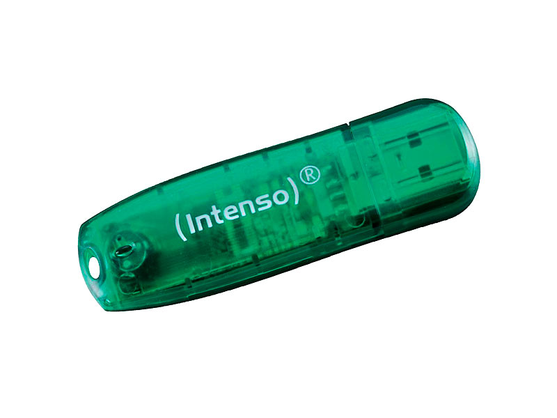 transparent Speicher 32 GB INTENSO Rainbow Line USB 2.0 Stick Intenso USB Stick 
