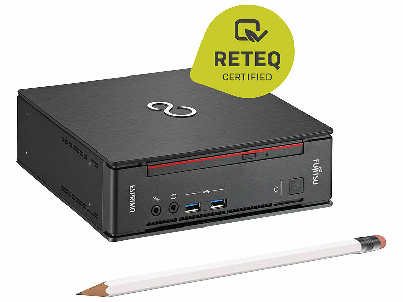 Fujitsu Esprimo Q957 Mini-PC, i3, 8GB, 128GB   500GB (generalüberholt)