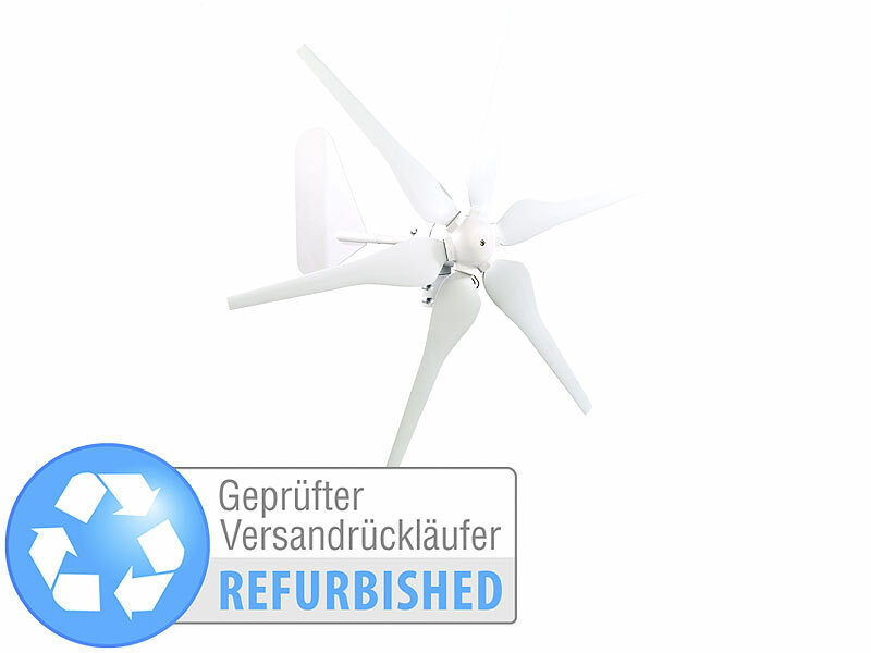 revolt Windkraftanlagen: Windgenerator für 12-Volt-Systeme, 300