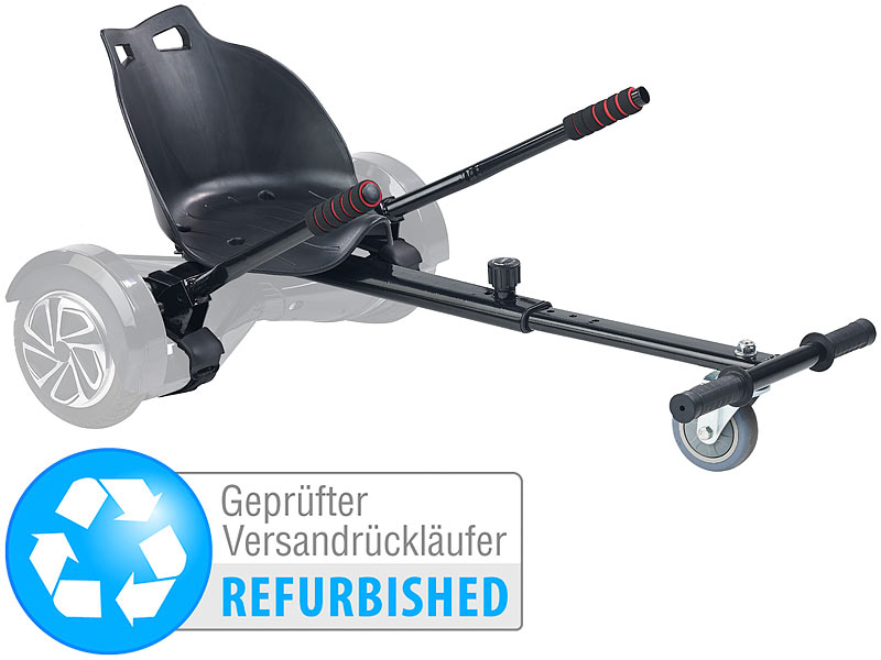Speeron Hoverboardsitz: Nachrüst-Set Kart-Sitz für Elektro-Scooter bis 8  (Versandrückläufer) (Hoverboard-Hoverseat)