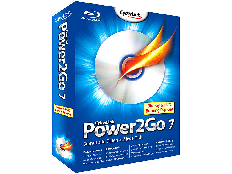 Dvd burning. Power2go.