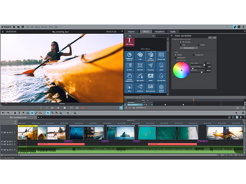 MAGIX Video Software: Video deluxe 2018 Plus (Videobearbeitung PC