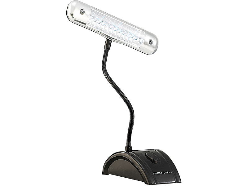 PEARL Arbeitslampe Werkbank: Flexible Tischlampe mit 12 ...