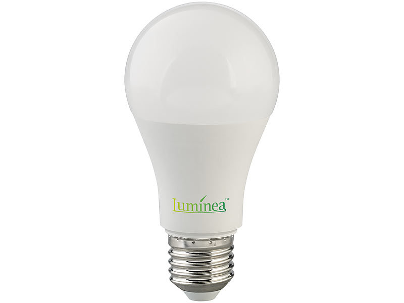 Luminea LED Leuchtmittel: 2er-Set LED-Lampen mit Dämmerungssensor