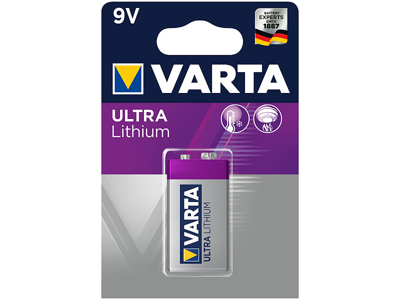 Varta 10 Jahres Batterie Ultra LithiumBatterie,