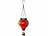Lunartec LED-Solar-Leuchte "Heißluftballon",Dämmerungssensor, 5lm, 300mAh, IP44 Lunartec Solar-LED-Leuchten "Heißluftballon"