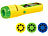 Playtastic 4er-Set Projektor-Taschenlampen mit 96 Bildern auf 12 Bildscheiben Playtastic Projektor-Taschenlampen für Kinder 