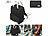 Xcase 2er-Set Faltbare Rucksäcke, ultraleicht, 20 Liter, schwarz, 247g Xcase Faltbare Rucksäcke