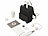 Xcase 2er-Set Faltbare Rucksäcke, ultraleicht, 20 Liter, schwarz, 247g Xcase Faltbare Rucksäcke