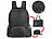 Xcase 2er-Set faltbare 2in1-Rucksäcke & -Taschen, leicht, wasserdicht, 20 l, Xcase Faltbare 2in1-Rucksäcke und -Taschen, wasserdicht