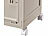 Xcase 4er-Set Rollen für Aufbewahrungsboxen AB-100 und AB-130 Xcase Faltbare Aufbewahrungsboxen mit Deckel, MDF-Ablage und seitlichen Klappen