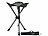 Semptec Urban Survival Technology Dreibein-Camping-Hocker, 43 cm Sitzhöhe, mit Tragetasche und Tragegurt Semptec Urban Survival Technology Dreibein-Camping-Hocker