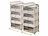 Xcase 8er-Set faltbare Aufbewahrungsboxen mit Deckel, 8 Rollen, 45 l, weiß Xcase Faltbare Aufbewahrungsboxen mit Deckel und seitlichen Klappen, transparent