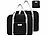 Xcase 2er Set Faltbare Handgepäck-Tasche für Flugreisen, 23 Liter, schwarz Xcase Faltbare Handgepäck-Reisetaschen