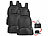 Xcase 4er-Set Faltbare 2in1-Rucksäcke & -Taschen, leicht, wasserdicht, 20 l, Xcase Faltbare 2in1-Rucksäcke und -Taschen, wasserdicht