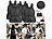 Xcase 4er-Set Faltbare 2in1-Rucksäcke & -Taschen, leicht, wasserdicht, 20 l, Xcase Faltbare 2in1-Rucksäcke und -Taschen, wasserdicht
