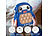 Playtastic 2er-Set Quick-Push-Bubble-Spielkonsole „Astronaut”, mit Display, blau Playtastic Quick-Push-Bubble-Spielkonsolen mit Display