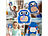 Playtastic 2er-Set Quick-Push-Bubble-Spielkonsole „Astronaut”, mit Display, blau Playtastic Quick-Push-Bubble-Spielkonsolen mit Display