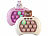 Playtastic 2er-Set Quick-Push-Bubble-Spielkonsole "Bär" & "Hase", Batteriebetrieb Playtastic Quick-Push-Bubble-Spielkonsolen mit Display