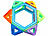 Playtastic 120 magnetische Bausteine, verschiedene Formen Playtastic 