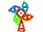 Playtastic 120 magnetische Bausteine, verschiedene Formen Playtastic 