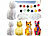 Playtastic 4er Set DIY-Katzenlampen-Malset mit 12 Farben, batteriebetrieben Playtastic 