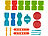 Playtastic 51-teiliges Knete-Set, Eis-, Nudel- & Burgermaschine Playtastic 