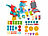 Playtastic 51-teiliges Knete-Set, Eis-, Nudel- & Burgermaschine Playtastic 