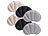 newgen medicals 4er-Set unsichtbare Fersenpolster, Memory-Foam,gegen Rutschen & Blasen newgen medicals Fersenpolster