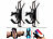 PEARL sports 2er-Set 3in1-Handyhalterung für Handgelenk, Oberarm und Fahrrad PEARL sports 3in1 Handyhalterungen für Handgelenk, Oberarm und Fahrrad