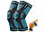 Speeron 2er-Set komprimierte Kniebandagen,Größe XL,mit Gel-Pads&Stabilisatoren Speeron Komprimierten Kniebandage mit Gel-Pads und Stabilisatoren