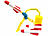 Playtastic Spielzeug-Schaumraketen-Set mit 3 Raketen, Abschussrampe, Fußpumpe Playtastic Schaumraketen-Spielzeuge 