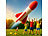 Playtastic Spielzeug-Schaumraketen-Set mit 3 Raketen, Abschussrampe, Fußpumpe Playtastic Schaumraketen-Spielzeuge 