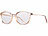 PEARL Augenschonende Brille mit Blaulicht-Filter, ohne Sehstärke, Soft Case PEARL Bildschirm-Brillen mit Blaulicht-Filter