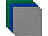 Playtastic 12er-Set Klemmbaustein-Platten für viele Marken, 255 x 255 mm Playtastic Baustein-Platten 