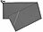 PEARL Mikrofaser-Handtuch, schnell trocknend, 140 x 70 cm, Tasche, anthrazit PEARL Mikrofaser-Handtücher
