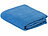 PEARL Mikrofaser-Handtuch mit Tasche, schnell trocknend, 30 x 60 cm, blau PEARL Mikrofaser-Handtücher