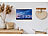 infactory Animiertes LED-Wandbild "Sternschnuppe", 38 x 58 cm infactory LED-Weihnachts-Wandbilder
