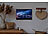 infactory Animiertes LED-Wandbild "Sternschnuppe", 38 x 58 cm infactory LED-Weihnachts-Wandbilder