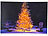 infactory Animiertes LED-Wandbild "Tannenbaum", 38 x 58 cm infactory LED-Weihnachts-Wandbilder 