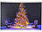 infactory Animiertes LED-Wandbild "Tannenbaum", 38 x 58 cm infactory LED-Weihnachts-Wandbilder 