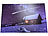 infactory Animiertes LED-Wandbild "Haus mit Sternschnuppe", 38 x 58 cm infactory LED-Weihnachts-Wandbilder