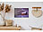 infactory Animiertes LED-Wandbild "Haus mit Sternschnuppe", 38 x 58 cm infactory LED-Weihnachts-Wandbilder